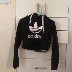 cropped hoodie